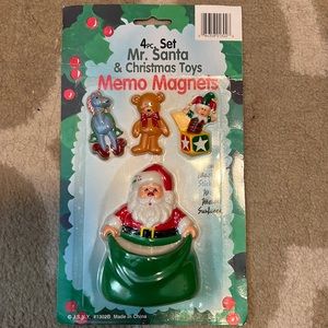 Vintage holiday magnet set